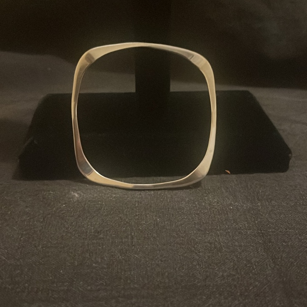 Silpada sterling square bangle bracelett